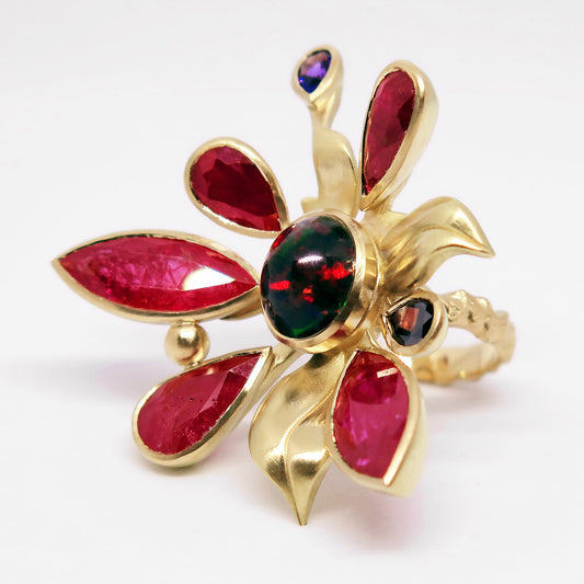 Safari Sunset Bloom : Ring