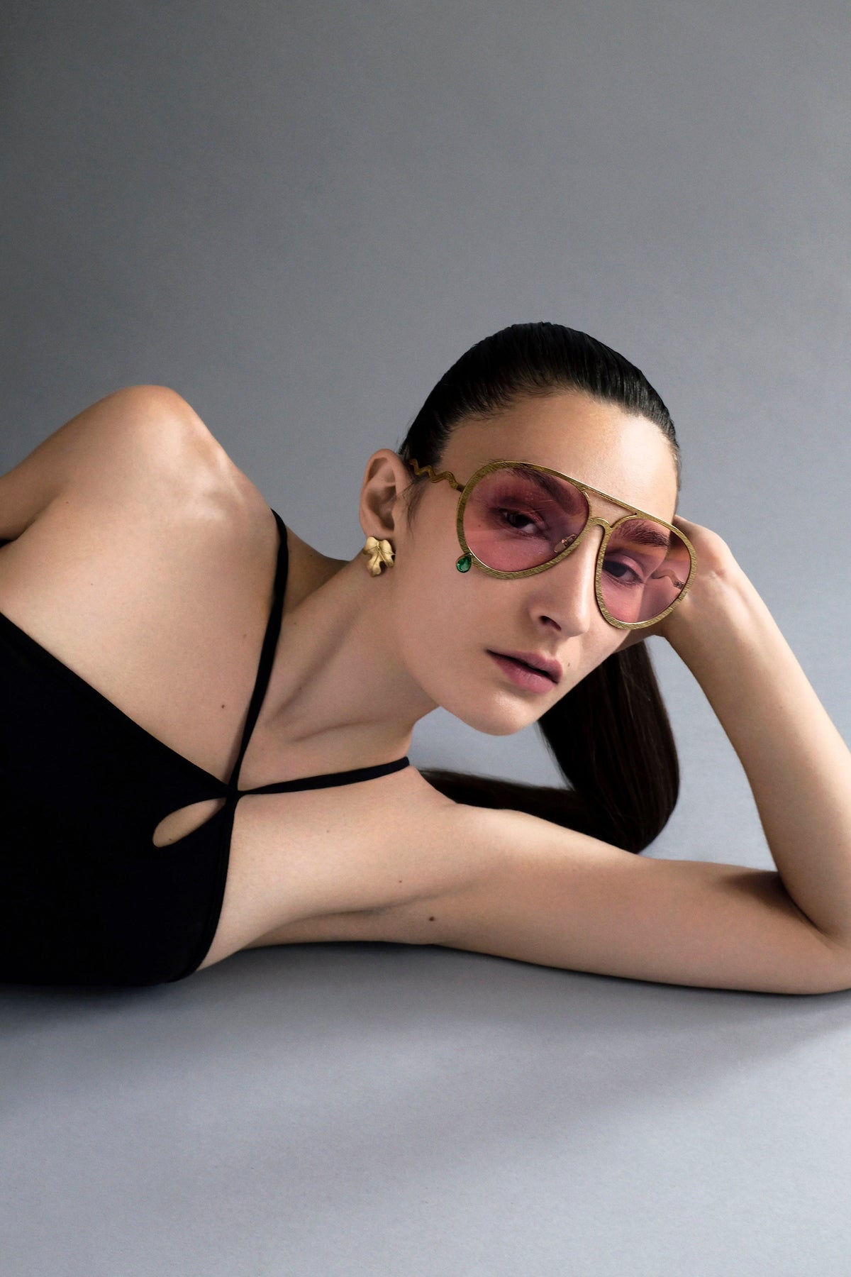 Emerald Teardrop Supersize Aviators